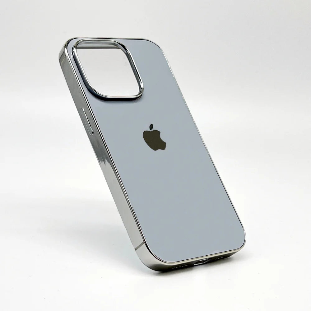 MYCASE GLOSSY GLASS BORDER CASES FOR IPHONES