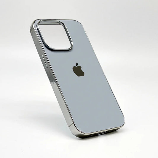 MYCASE GLOSSY GLASS BORDER CASES FOR IPHONES