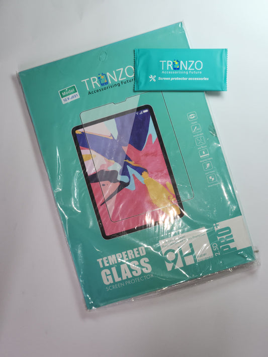 आईपैड के लिए ट्रुन्ज़ो ब्रांडेड टेम्पर्ड ग्लास