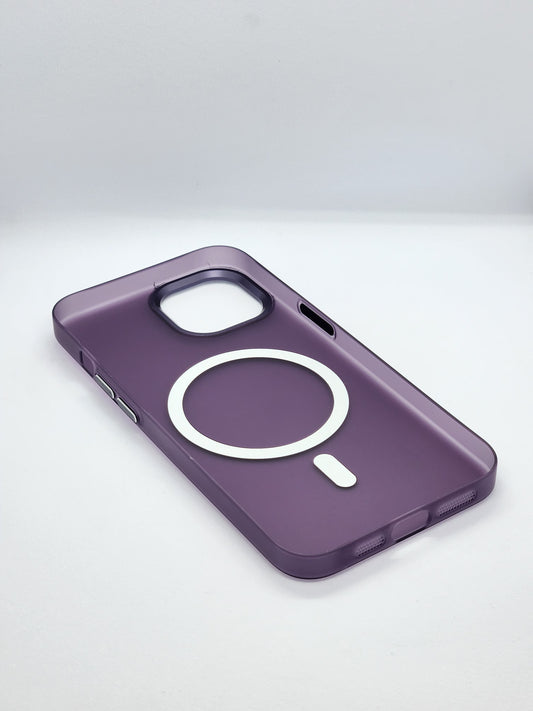 METAL RING HARD PLASTIC MAGSAFE CASES FOR IPHONES