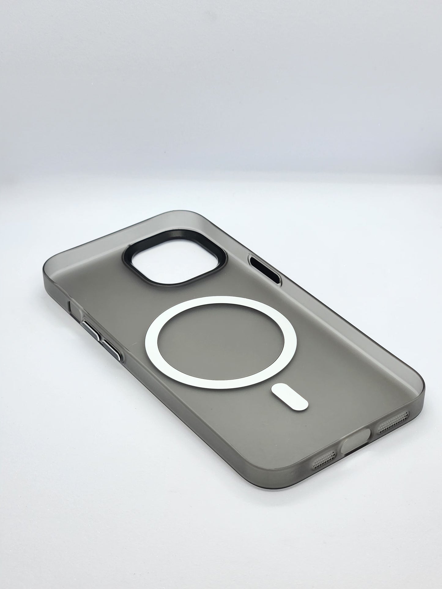 METAL RING HARD PLASTIC MAGSAFE CASES FOR IPHONES