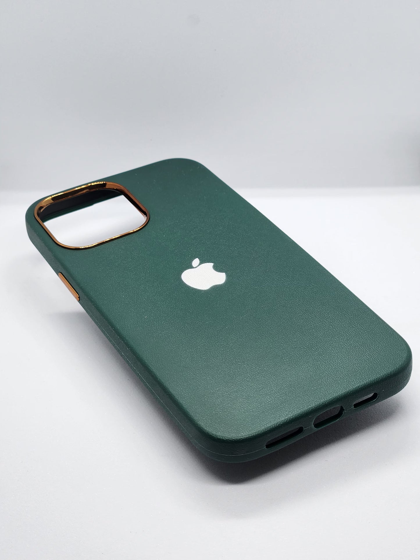 SOFT SILICON CASES WITH GOLDEN CASING FOR IPHONES