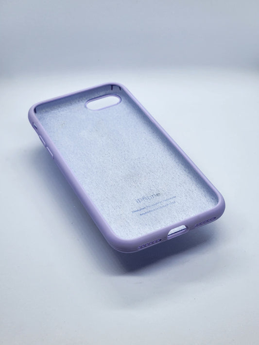 SOFT SILICON CASES FOR IPHONES (LIGHT PURPLE)