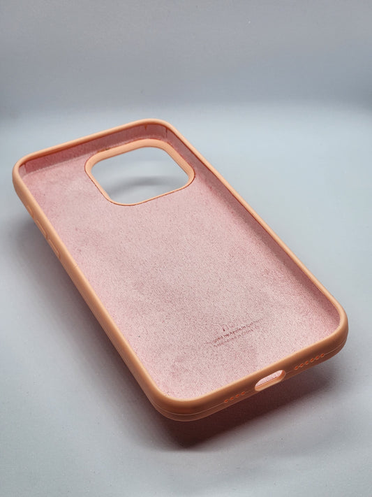 SOFT SILICON CASES FOR IPHONES (PEACH)