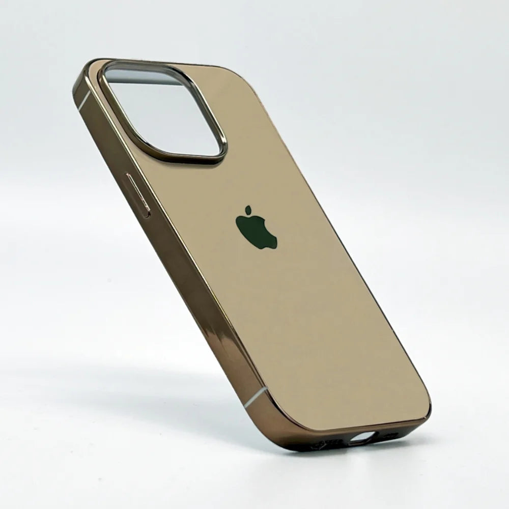 MYCASE GLOSSY GLASS BORDER CASES FOR IPHONES