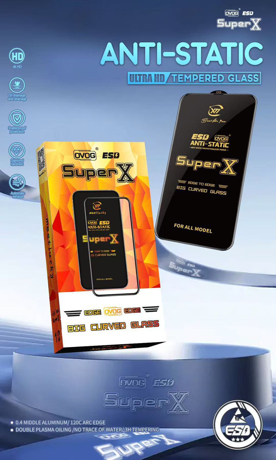 TEMPERED GLASSES FOR ANDROID PHONES
