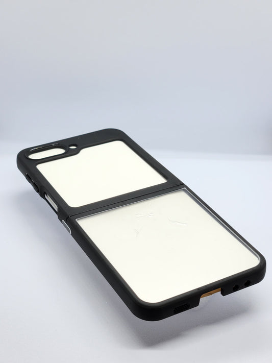 BLACK BORDERS TPU FOR SAMSUNG FLIP