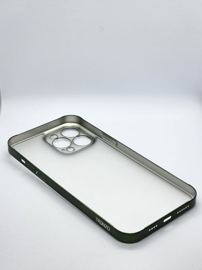 C CASE TRANSPARENT COLORED BORDERS CASES FOR IPHONES