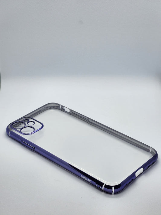C CASE TRANSPARENT COLORED BORDERS CASES FOR IPHONES