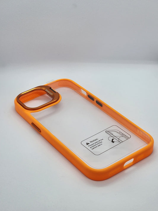 DOYERS CAMERA CUTOUT WITH RINGS SILICON CASES FOR IPHONES