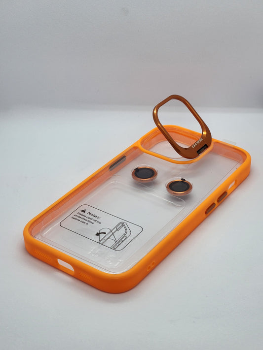 DOYERS CAMERA CUTOUT WITH RINGS SILICON CASES FOR IPHONES