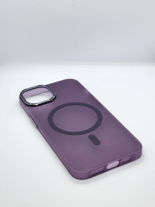 METAL RING HARD PLASTIC MAGSAFE CASES FOR IPHONES