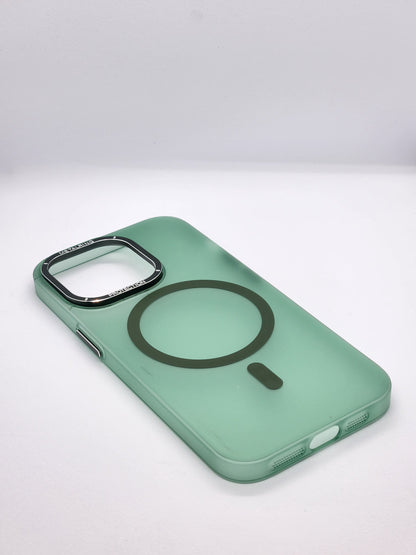 METAL RING HARD PLASTIC MAGSAFE CASES FOR IPHONES